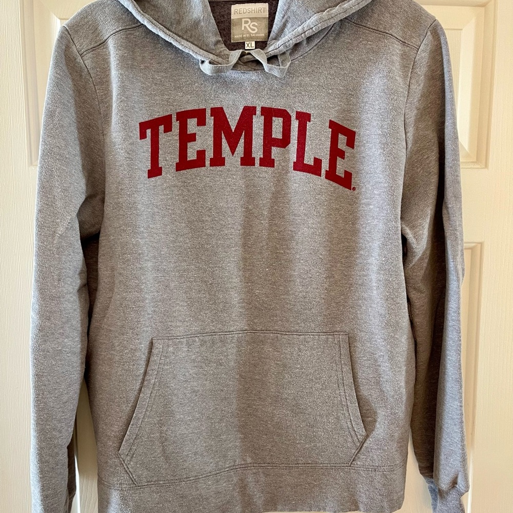 Redshirt Gray Temple University Hoodie